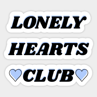 Lonely Hearts Club! - Periwinkle Sticker